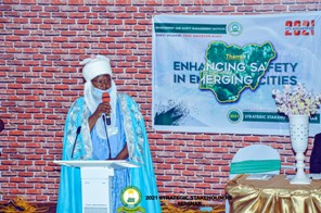 Emir of Nasarawa and Former Minister of Environment HRH Usman Jibril at the Stakeholders' seminar in Abuja